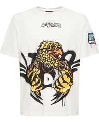 DISCLAIMER - Eagle Printed Cotton T-Shirt - Lyst