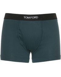 Tom Ford Boxer Aus Stretch-baumwolle Mit Logo - Mehrfarbig