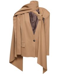 The Attico - Axel Wool Serge Oversize Blazer - Lyst