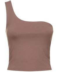 GIRLFRIEND COLLECTIVE - Bianca Stretch One Shoulder Tank Top - Lyst