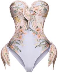 Zimmermann - Wylie ワンピース水着 - Lyst