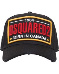 DSquared² - Baseballkappe Aus Baumwolle Mit Logopatch - Lyst