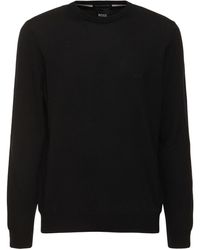 BOSS - Botto Wool Knit Sweater - Lyst