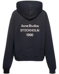 Acne Studios - Sweat-shirt en coton à logo franziska - Lyst