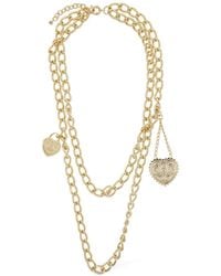 DSquared² - Open Your Heart Double Wrap Necklace - Lyst