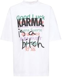 Vetements - Good Luck Karma コットンtシャツ - Lyst