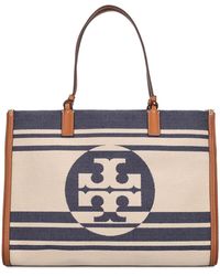 ella jacquard stripe tote bag