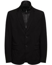 Armani Exchange - Viscose & Nylon Double Layer Jacket - Lyst