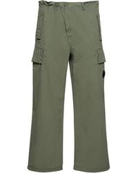 C.P. Company - Pantalon cargo ample en nylon flatt - Lyst