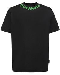 Palm Angels - Neck Logo T-Shirt - Lyst