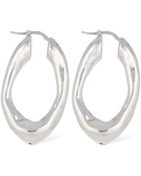 Jil Sander - Bw5 2 Medium Hoop Earrings - Lyst