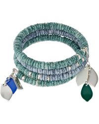 Isabel Marant By The Sea Triple Wrap Bracelet - Green