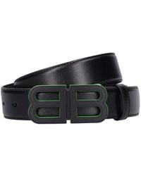 Balenciaga - Leather Buckle Belt - Lyst