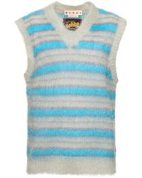 Marni - Iconic Brushed Mohair Blend Knit Vest - Lyst