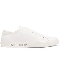 Saint Laurent - Malibu Low Top Sneakers - Women's - Rubber/cotton - Lyst