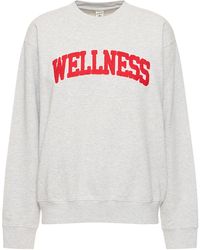 Sporty & Rich - Sweat-shirt e à col ras-du-cou wellness ivy - Lyst