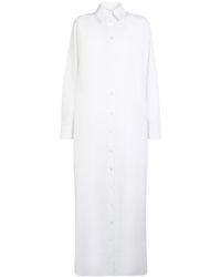 The Row - Robe chemise longue en popeline izumi - Lyst