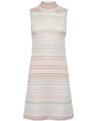 Missoni - Mesh Knit Sequined Mini Dress - Lyst