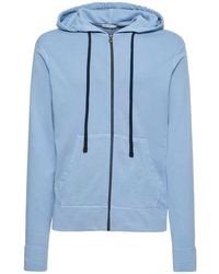 James Perse - Vintage French Cotton Terry Zip Hoodie - Lyst