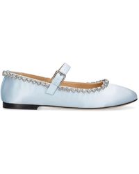 Mach & Mach - Ballerine audrey in raso 10mm - Lyst