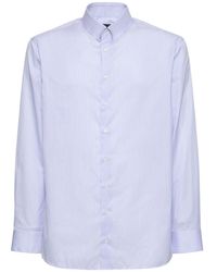 Giorgio Armani - Striped Cotton Shirt - Lyst