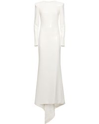 Galvan London - Grace Fitted Long Sleeve Maxi Dress - Lyst