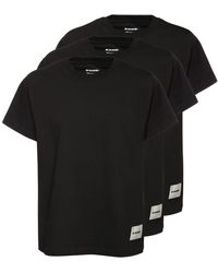 Jil Sander - Lot De 3 T-shirts En Coton Biologique "plus" - Lyst