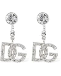 Dolce & Gabbana - Dg Diva Crystal Earrings - Lyst