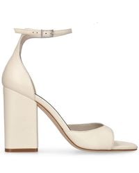 Paris Texas - 100Mm Fiona Leather High Heel Sandals - Lyst