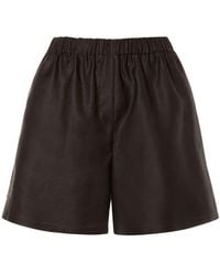 Max Mara - Piadena Cotton High Waist Shorts - Lyst