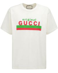 Gucci - Übergroßes T-Shirt Mit "Original "-Print - Lyst