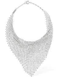 Isabel Marant - Dazzling Crystal Scarf Necklace - Lyst