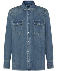 Golden Goose - Camicia regular fit journey in cotone washed - Lyst