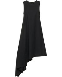 Y-3 Asymmetric Nylon Dress - Black