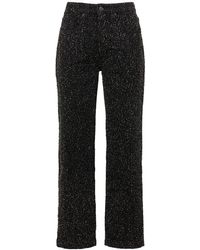 Denim Washed Distressed Skater Jeans 