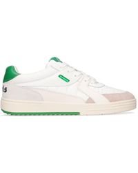 Palm Angels - Palm University Leather Low-top Sneakers - Lyst