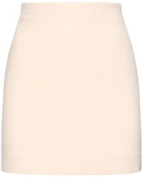 Alessandra Rich - Tweed Wool Bouclé Mini Skirt - Lyst
