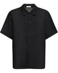 Commas - Oversized Fit Short Sleeve Linen Shirt - Lyst
