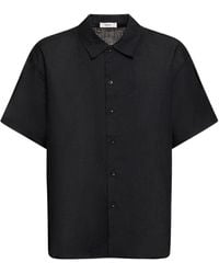 Commas - Oversized Fit Short Sleeve Linen Shirt - Lyst