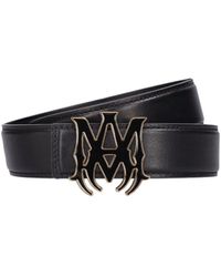 Amiri - 4cm Ma Leather Belt - Lyst