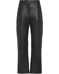 Sportmax - Gerade Hose Aus Wolle "velo" - Lyst