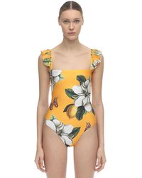 Agua Bendita Bañador Entero Con Estampado - Multicolor