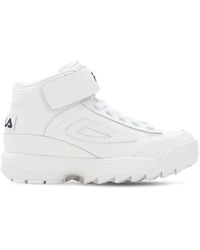 white fila platform