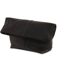 Max Mara Plage Cm Leather Clutch - Black