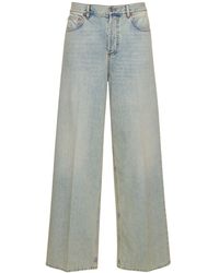 Valentino - V Detail Denim Loose Jeans - Lyst