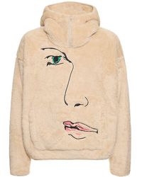 Kidsuper - Embroidered Half-Zip Sweater W/ Hood - Lyst