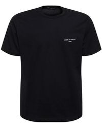 Comme des Garçons - Camiseta de algodón estampado con logo - Lyst