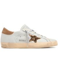 Golden Goose - 20mm Super-star Nappa Leather Sneakers - Lyst