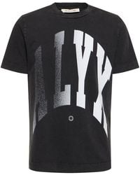 1017 ALYX 9SM - Logo Print Cotton Jersey S/s T-shirt - Lyst