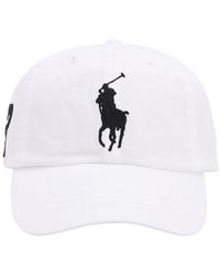 Polo Ralph Lauren Baseballkappe Aus Baumwolle Mit Logo - Weiß